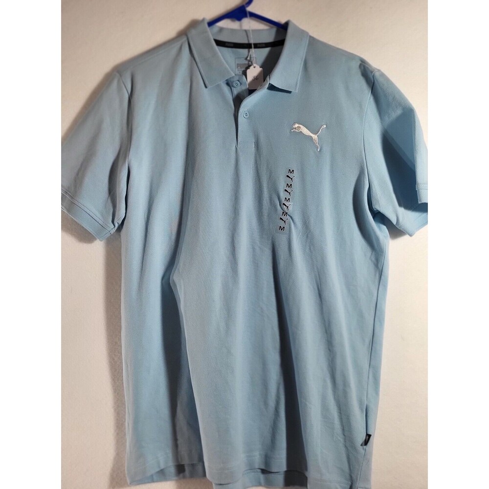 Puma Golf Polo Medium Light Blue New Lightweight